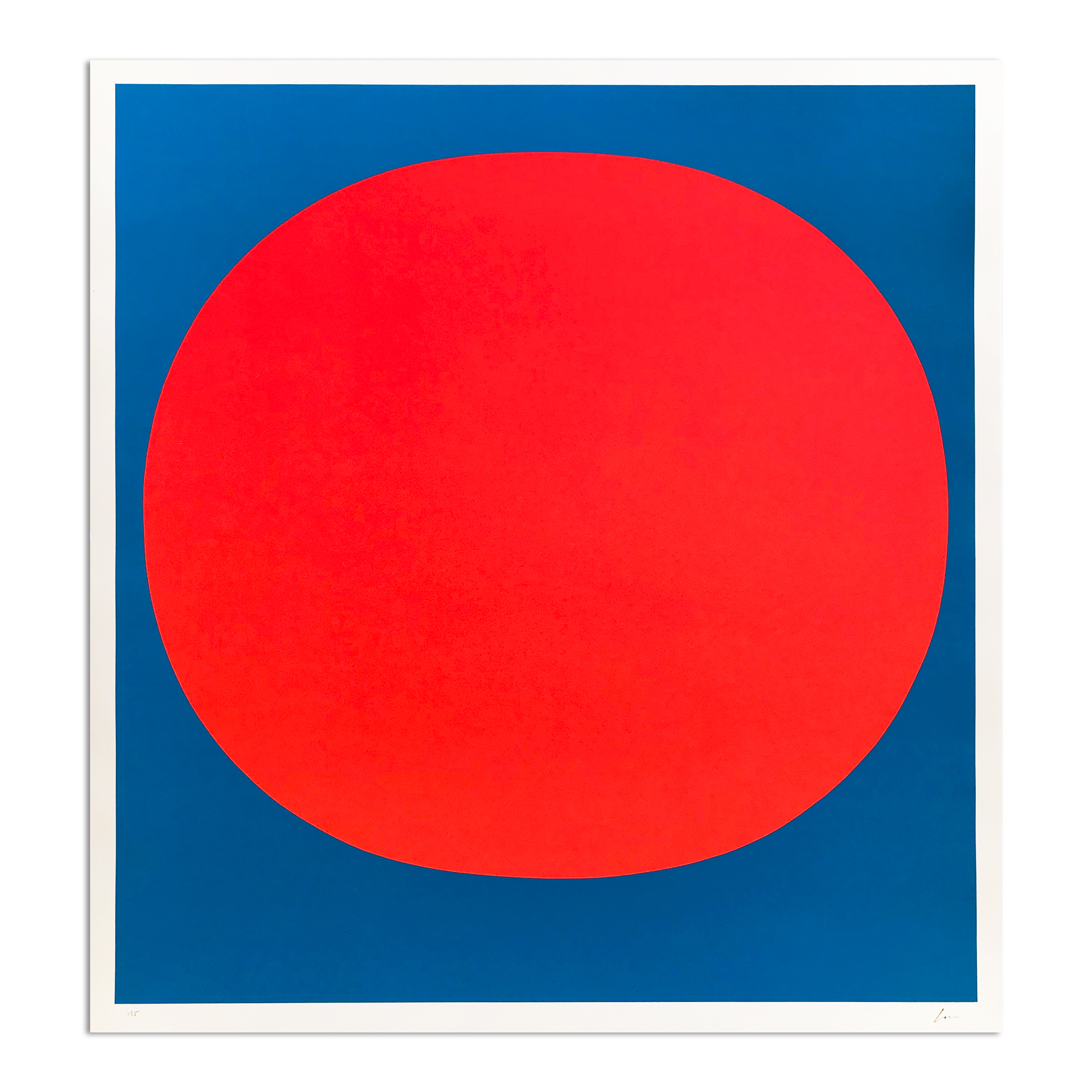 Rupprecht Geiger, Red on Blue ||| Buy Art Online ||| Visit MLTPL