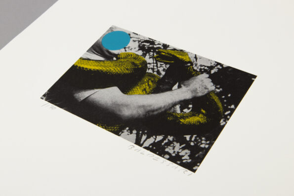 John Baldessari - Man with Snake