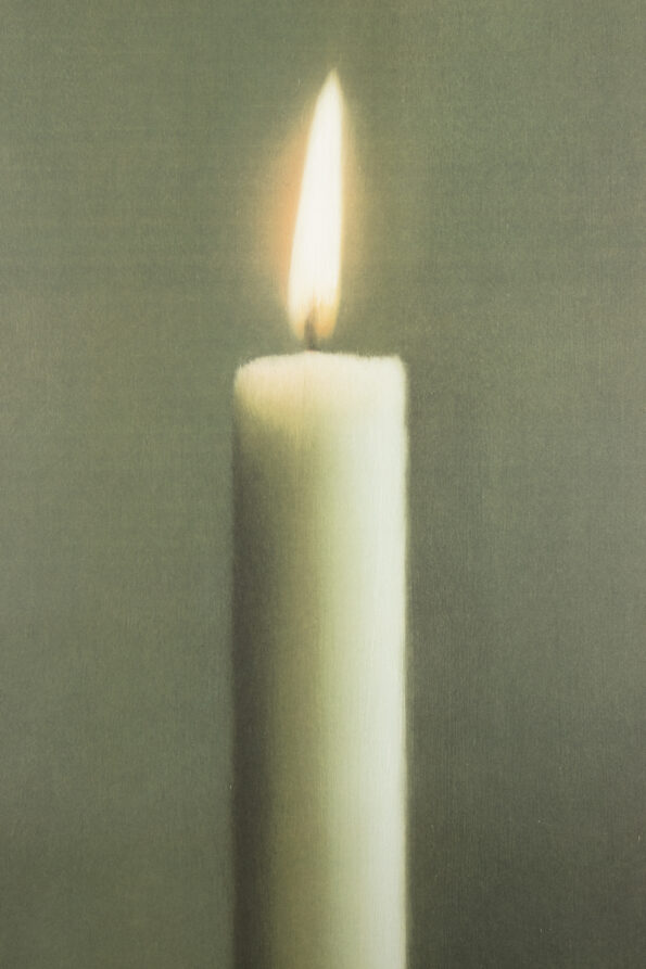 Gerhard Richter, Kerze I (Poster Mönchehaus-Museum)