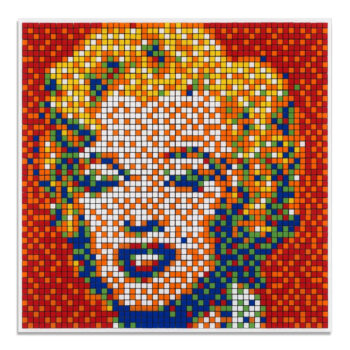 Invader, Rubik Shot Red Marilyn
