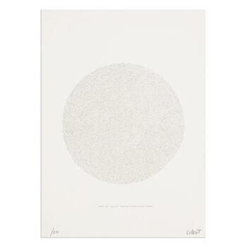 Sol LeWitt, Lines, Not Long, Not Heavy, Not Touching, Drawn at Random (Circle)