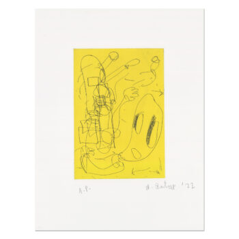 André Butzer, Untitled (Yellow)