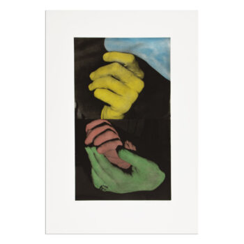 John Baldessari, Hand and Chin (with Entwined Hands)