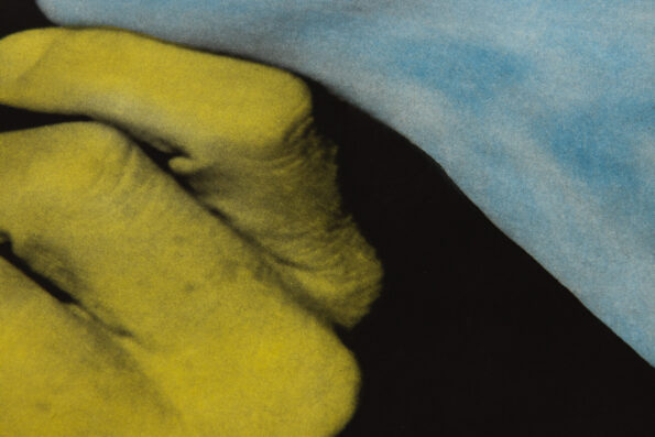 John Baldessari, Hand and Chin (with Entwined Hands)