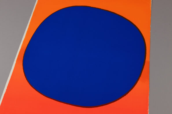 Rupprecht Geiger, Großes blaues Rund (blau - orange)