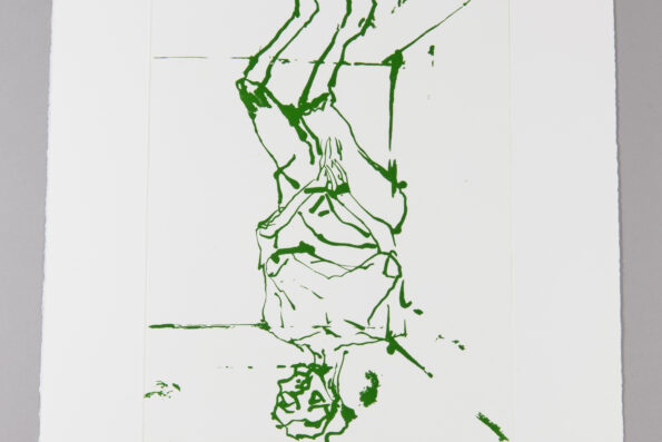 Georg Baselitz, Serpentine (Green)