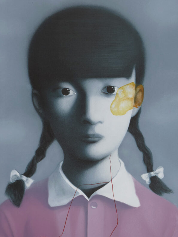 Zhang Xiaogang - Filette en Violette